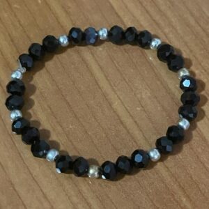 Pulsera de cristal checo con metal